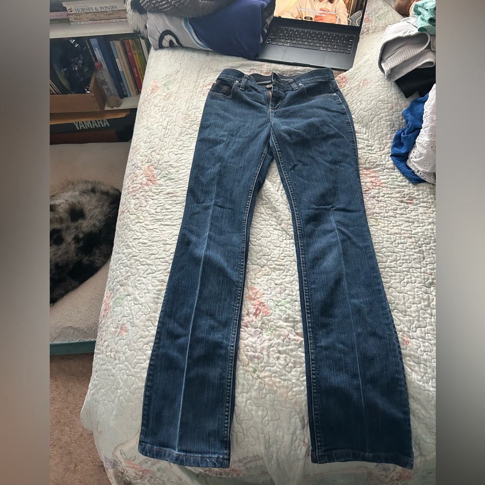 Wrangler Women's Boot Cut Jeans in Deep Blue